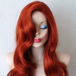 Copper Anime Long Curly Hair
