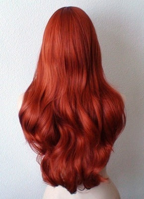 Copper Anime Long Curly Hair