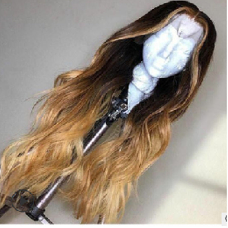 Dyeing Mid-length Curly Hair Wigs