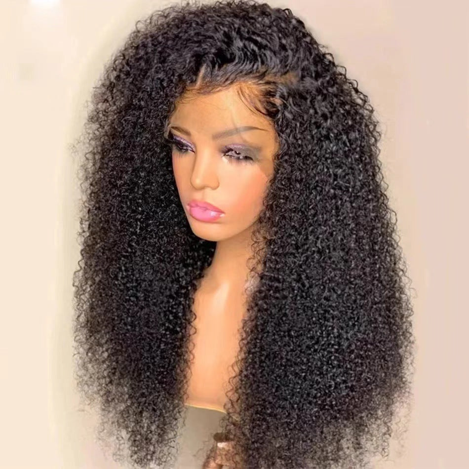 Small Curly Hair Front Lace Wigs