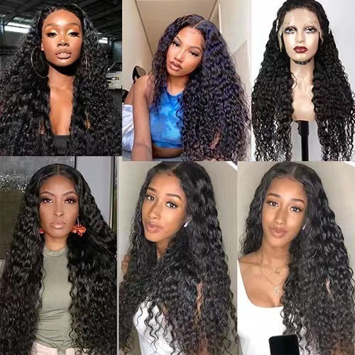 Small Curly Hair Front Lace Wigs